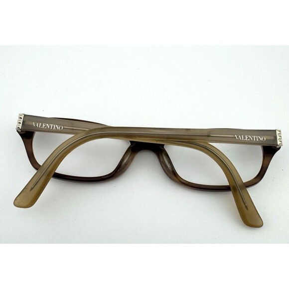 Valentino V2618 236 (Brown Stripe) glasses Women's 52/16/135 FRAMES ONLY - Picture 9 of 9
